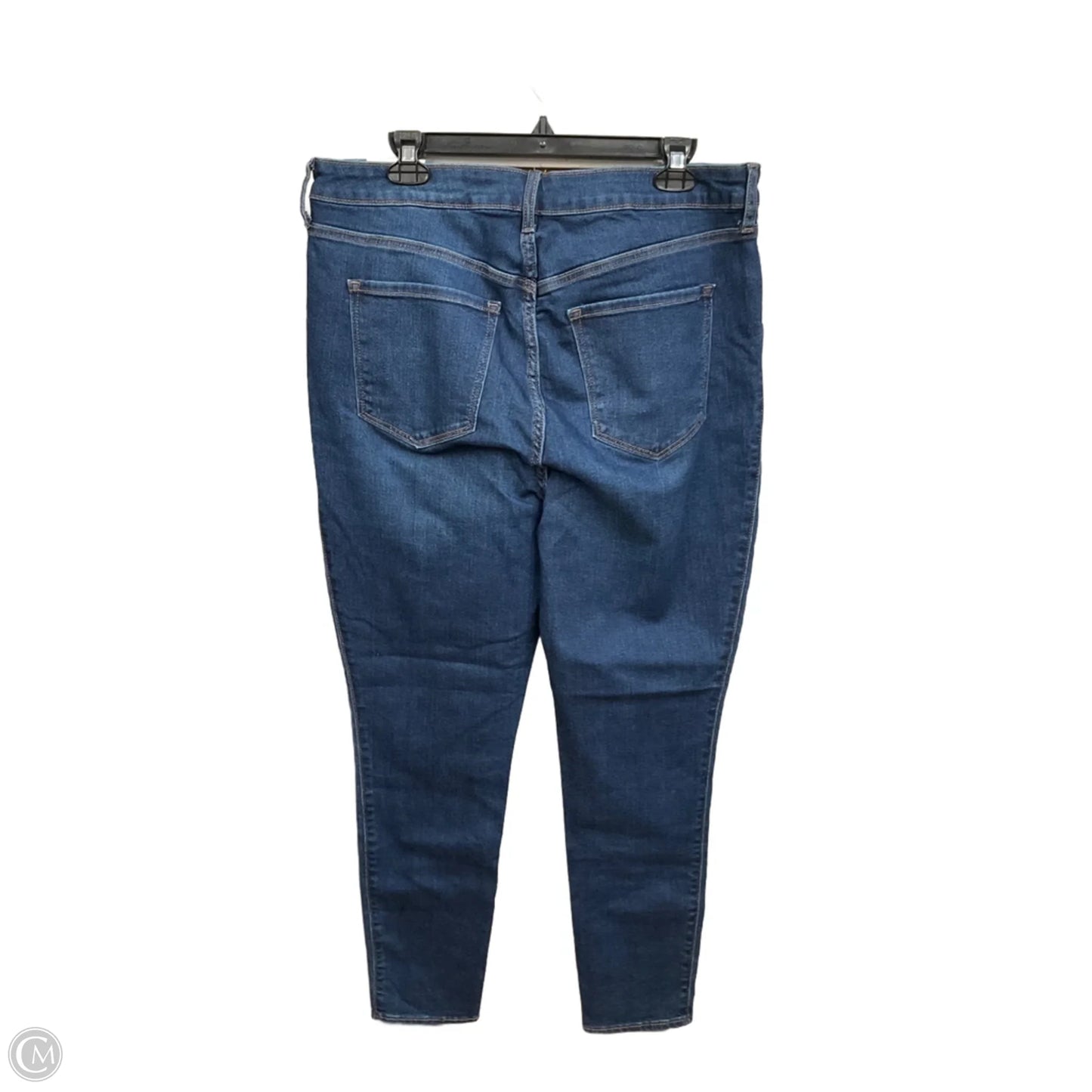 Jeans Skinny By Old Navy In Blue Denim, Size: 16