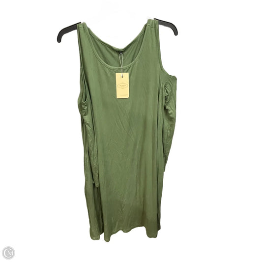 Dress Casual Midi By Clothes Mentor In Green, Size: 2x