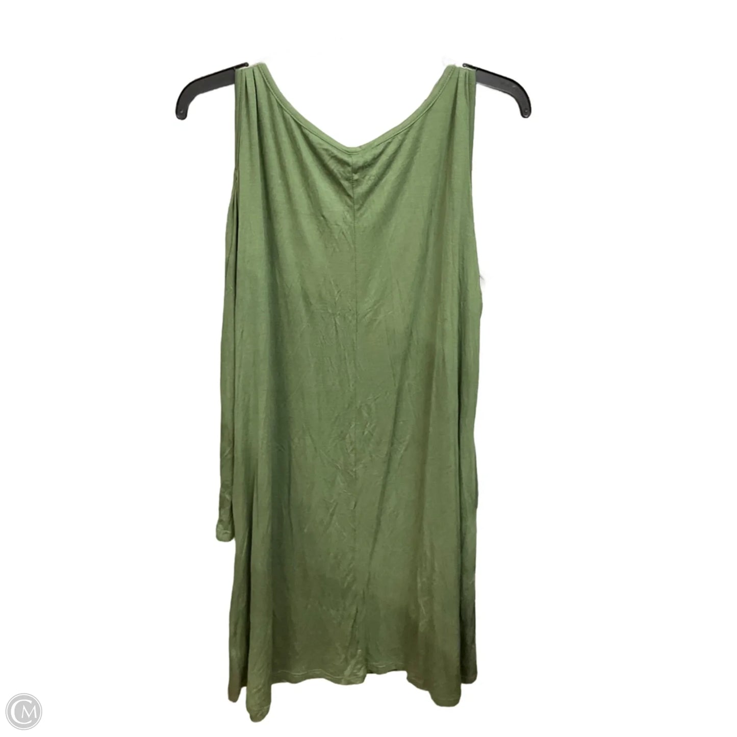 Dress Casual Midi By Clothes Mentor In Green, Size: 2x
