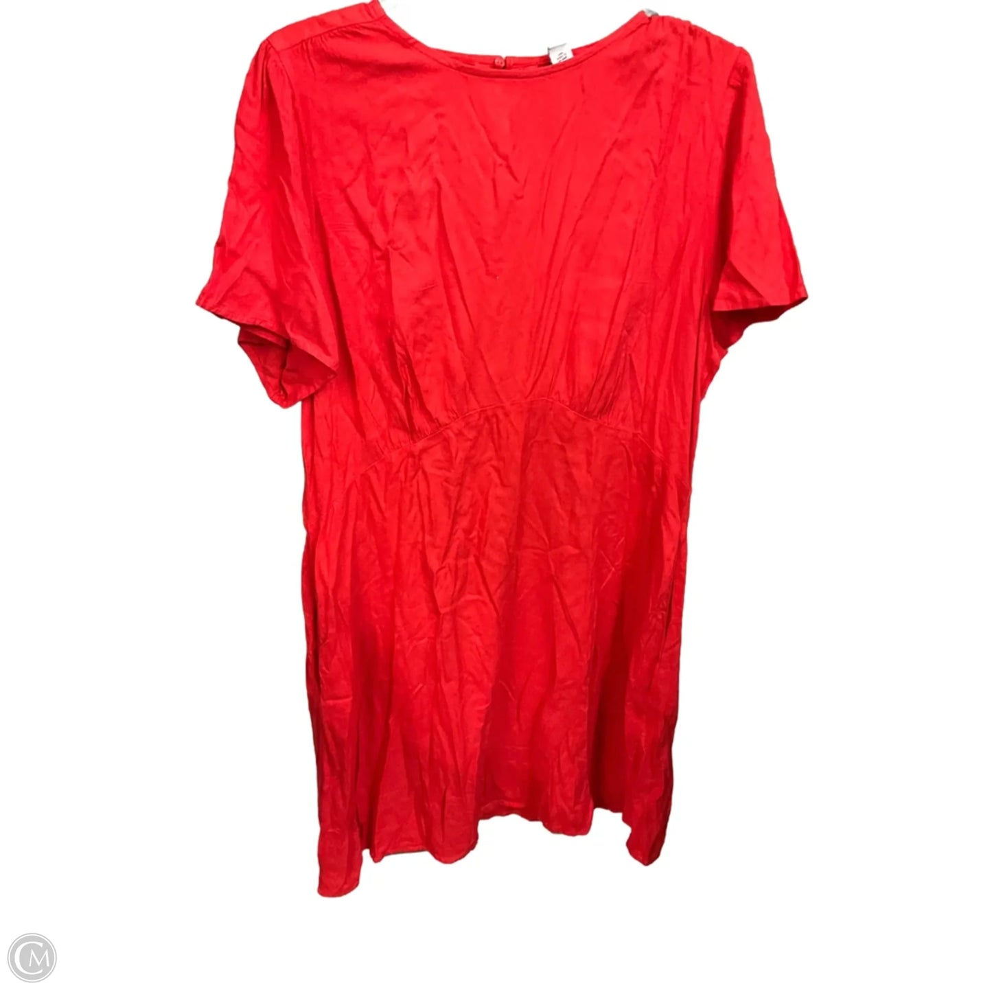 Dress Casual Midi By Old Navy In Orange, Size: Xl
