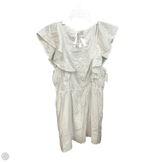 Dress Casual Midi By Old Navy In White, Size: L