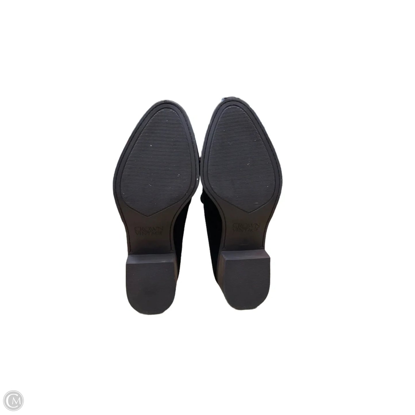 Shoes Heels Block By Crown Vintage In Black, Size: 7