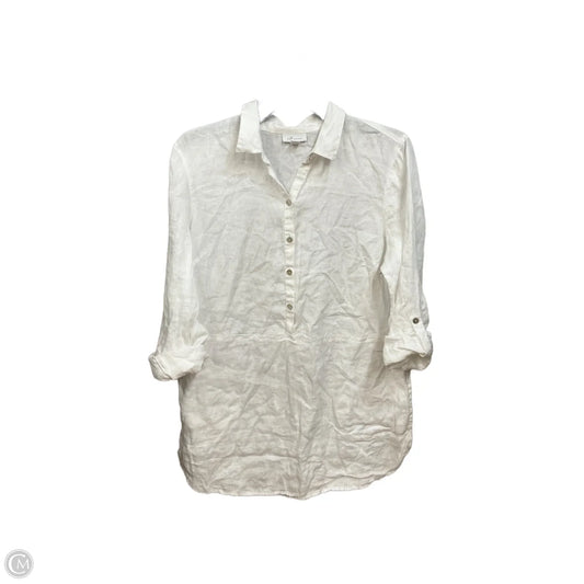 Tunic Long Sleeve By J. Jill In White, Size: S