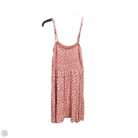 Dress Casual Short By Loft In Red & White, Size: M