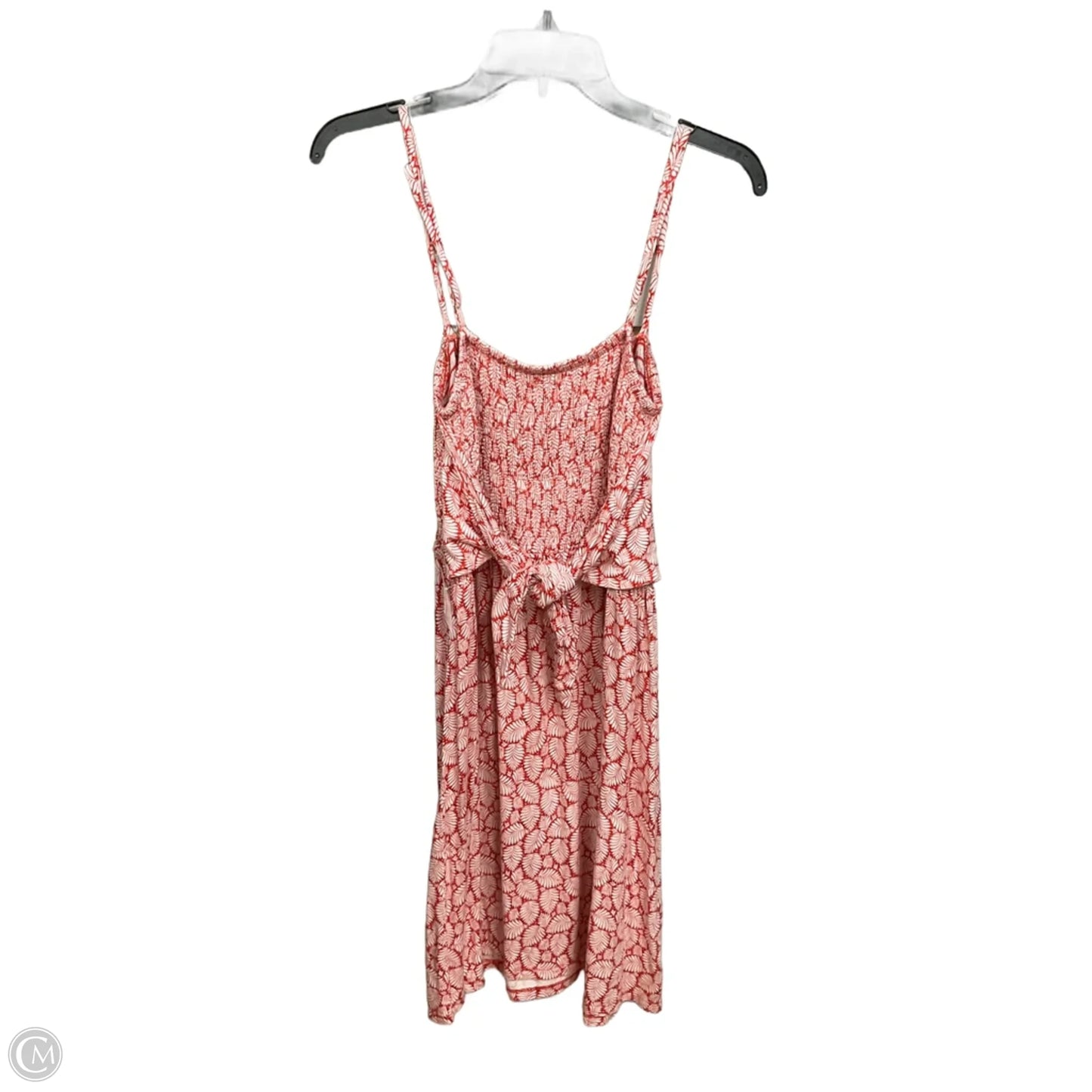 Dress Casual Short By Loft In Red & White, Size: M