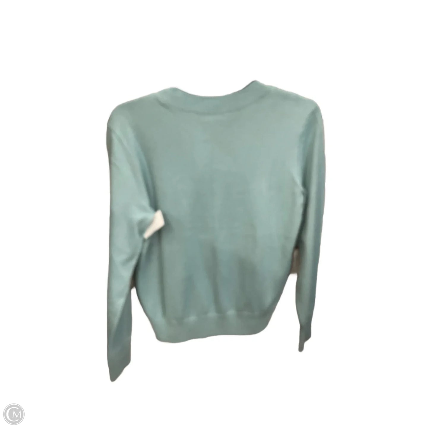 Top Long Sleeve Basic By Loft In Aqua, Size: S