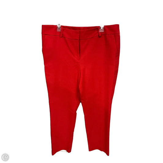 Pants Dress By Ann Taylor In Red, Size: 14
