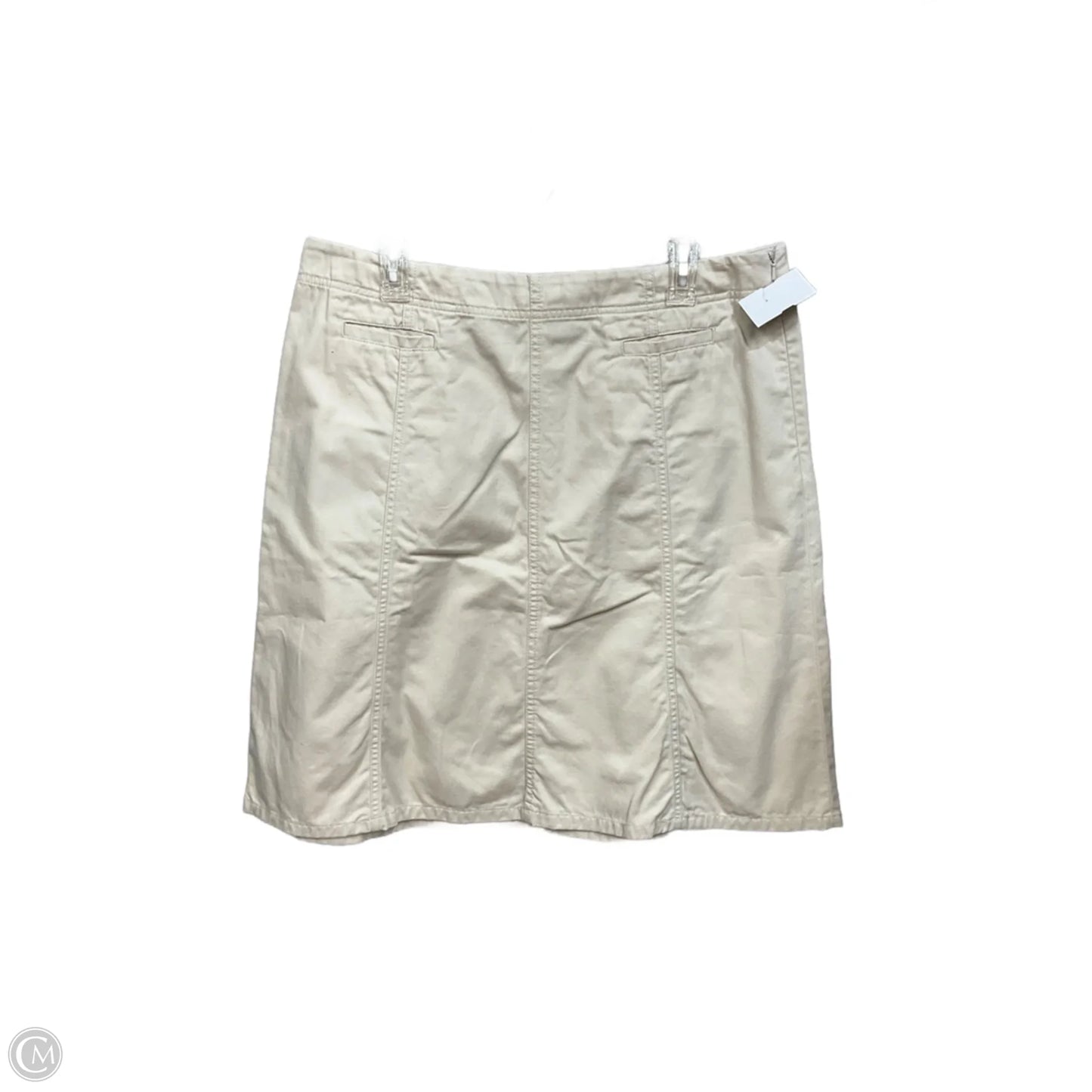 Skirt Midi By Eddie Bauer In Cream, Size: 14