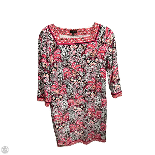 Dress Casual Midi By Talbots In Paisley Print, Size: Mp