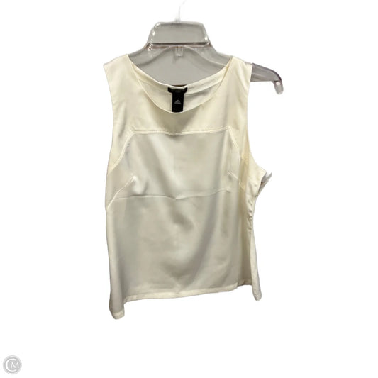 Top Sleeveless Basic By Ann Taylor In Cream, Size: Mp