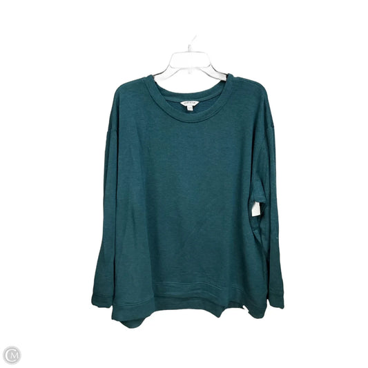 Top Long Sleeve Basic By Orvis In Green, Size: Xxl