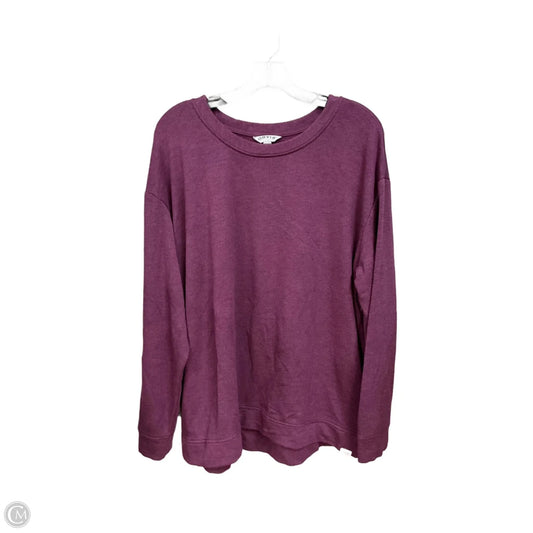 Top Long Sleeve Basic By Orvis In Purple, Size: Xxl