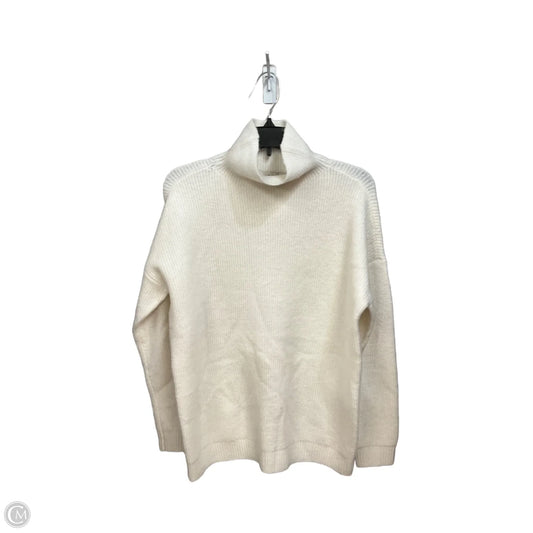 Top Long Sleeve Basic By Loft In Cream, Size: M