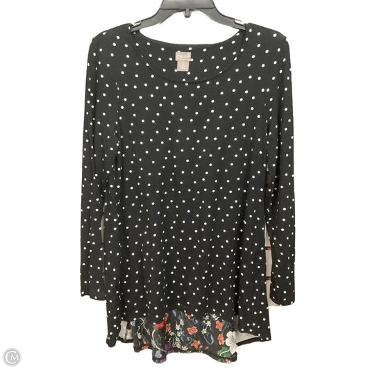 Top Long Sleeve By Chicos In Multi-colored, Size: S