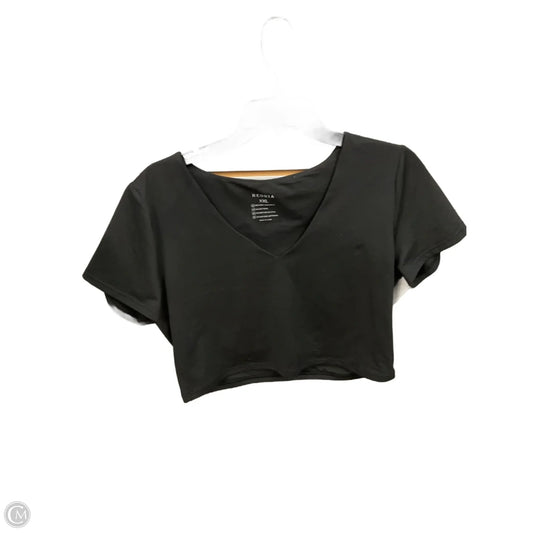 Athletic Top Short Sleeve By Cmc In Black, Size: Xxl
