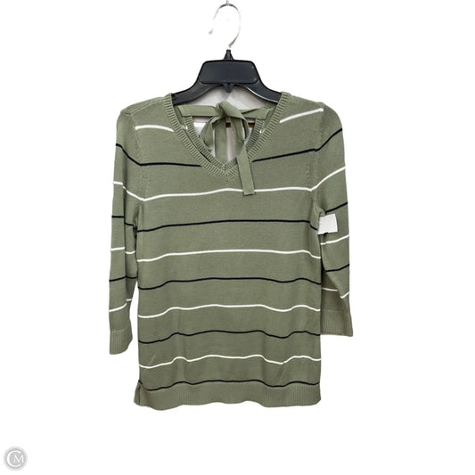 Top Long Sleeve By Talbots In Green, Size: Sp