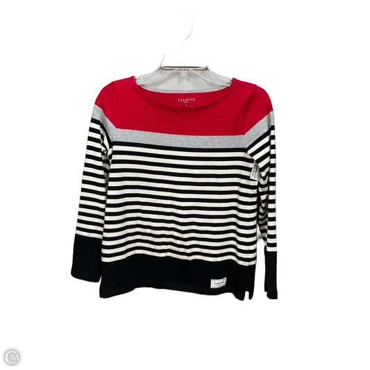 Top Long Sleeve By Talbots In Multi-colored, Size: S