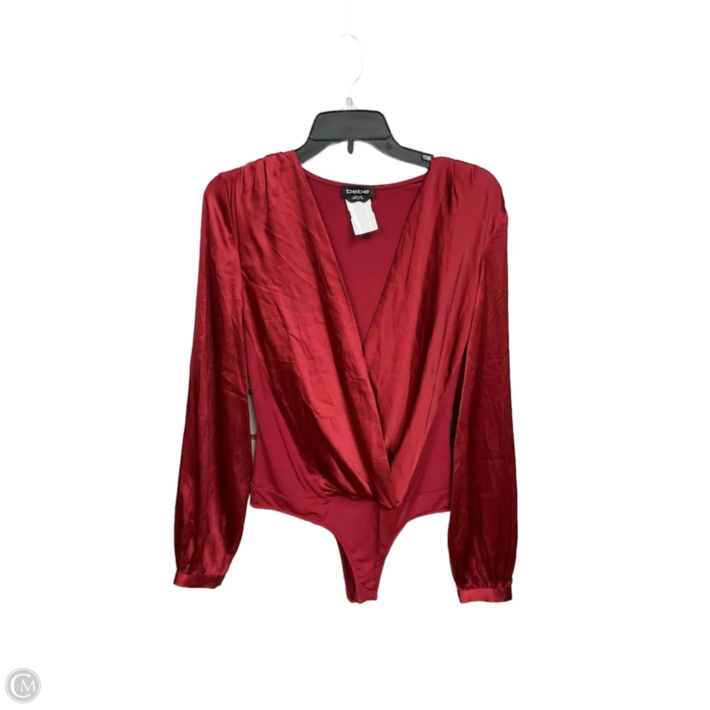 Bodysuit By Bebe In Maroon, Size: S