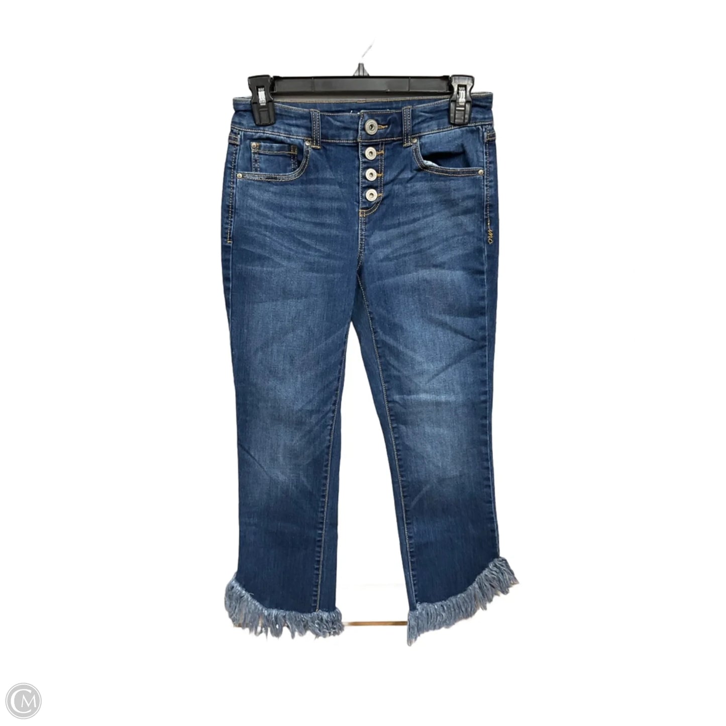 Jeans Cropped By Inc In Blue Denim, Size: 2