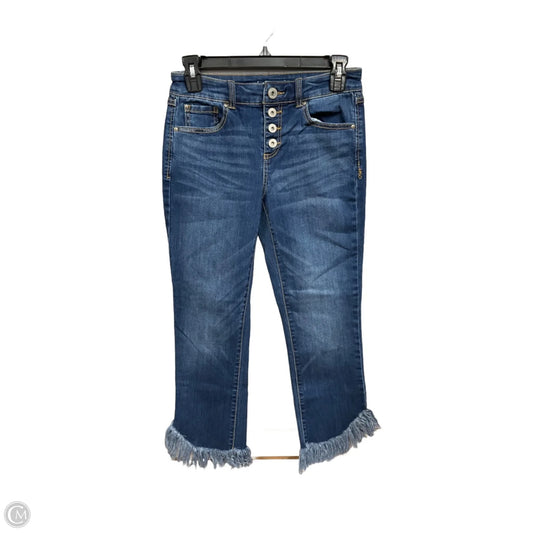 Jeans Cropped By Inc In Blue Denim, Size: 2