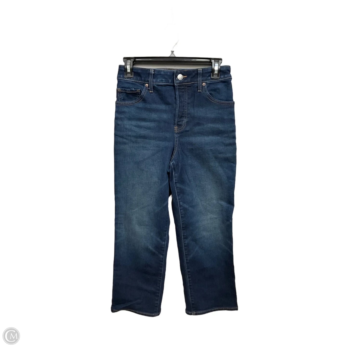 Jeans Straight By Express In Blue Denim, Size: 2