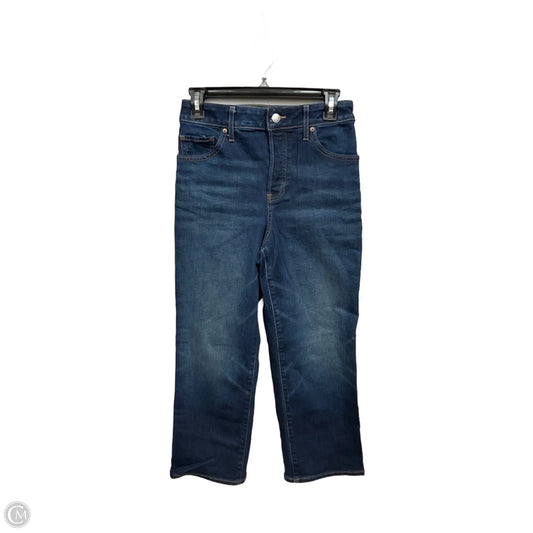Jeans Straight By Express In Blue Denim, Size: 2