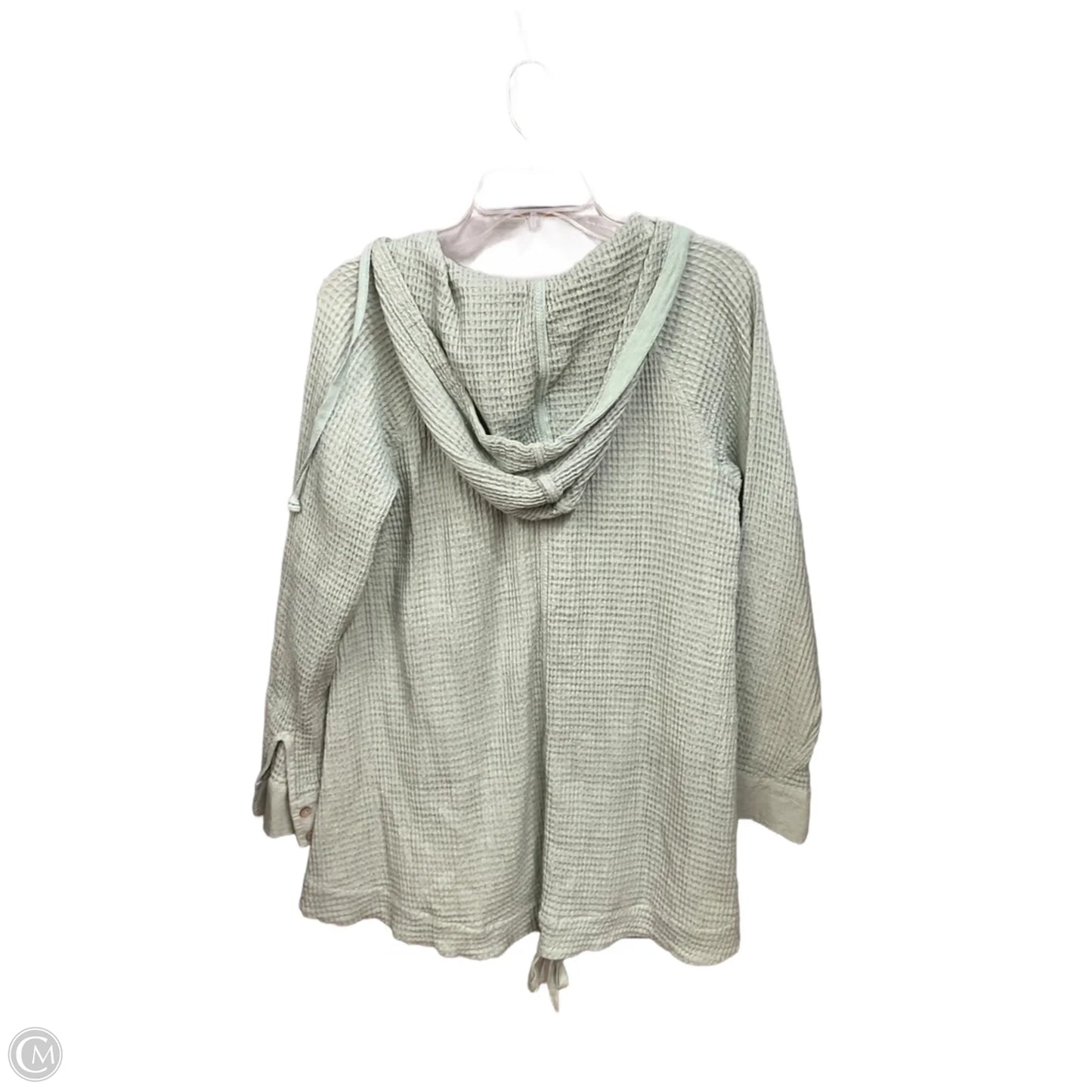 Tunic Long Sleeve By Free People In Green, Size: Xs