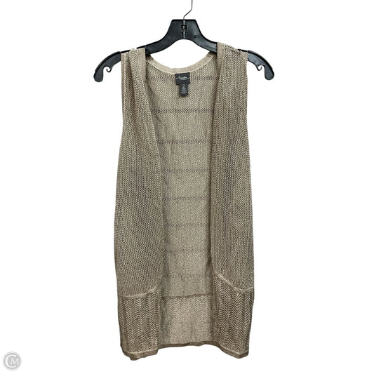 Cardigan By Chicos In Gold, Size: L
