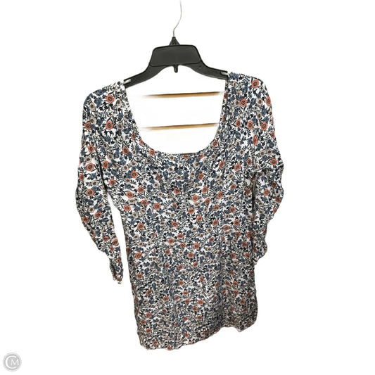 Tunic Long Sleeve By Oneill In Floral Print, Size: Xl