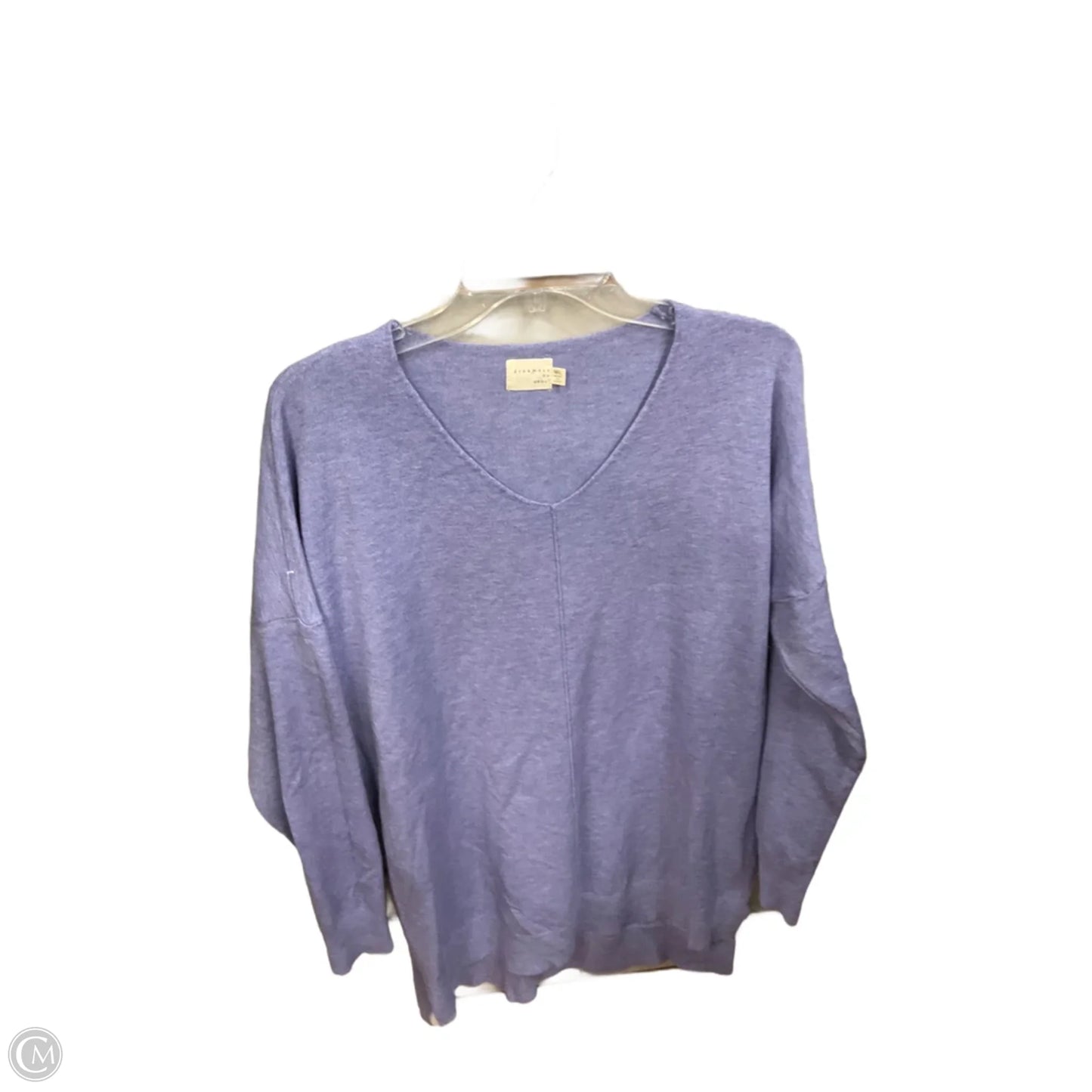 Top Long Sleeve Basic By Debut In Purple, Size: M