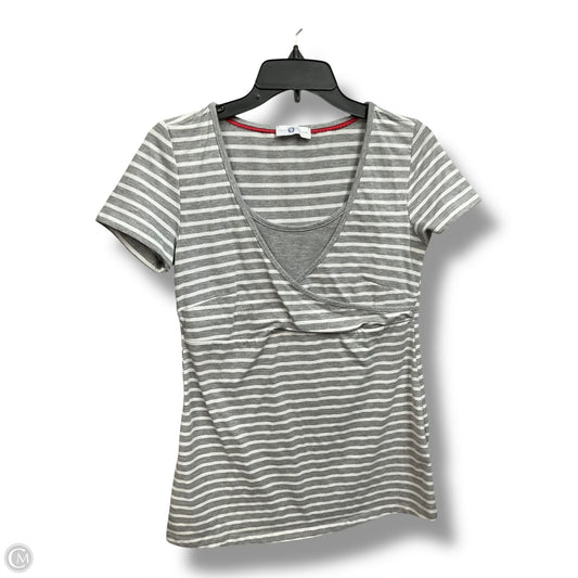 Maternity Top Short Sleeve By Cmc, Size: M
