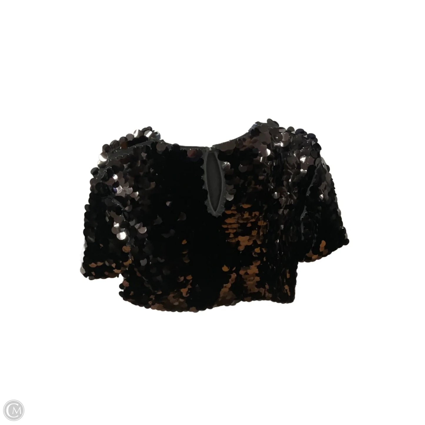 Top Short Sleeve Basic By A New Day In Black, Size: Xs