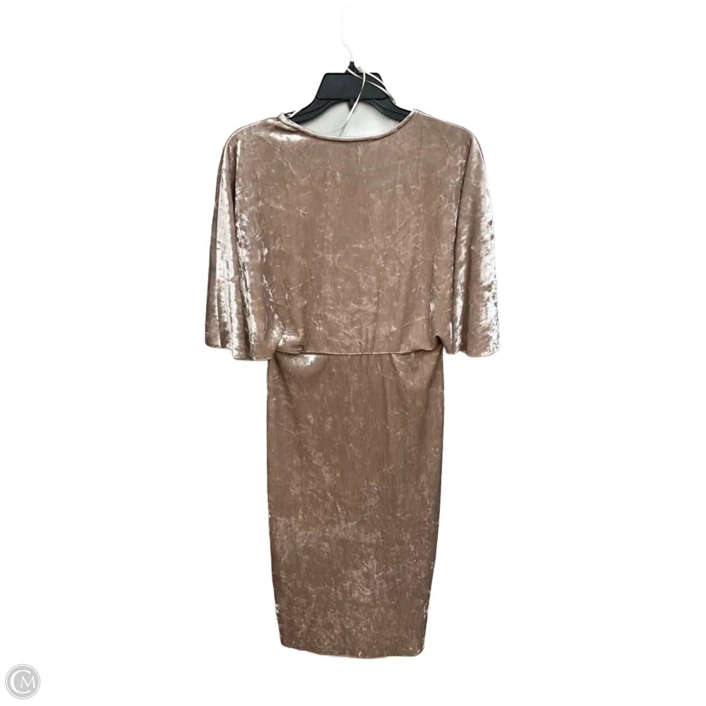 Dress Casual Midi By Matty M In Taupe, Size: Xs