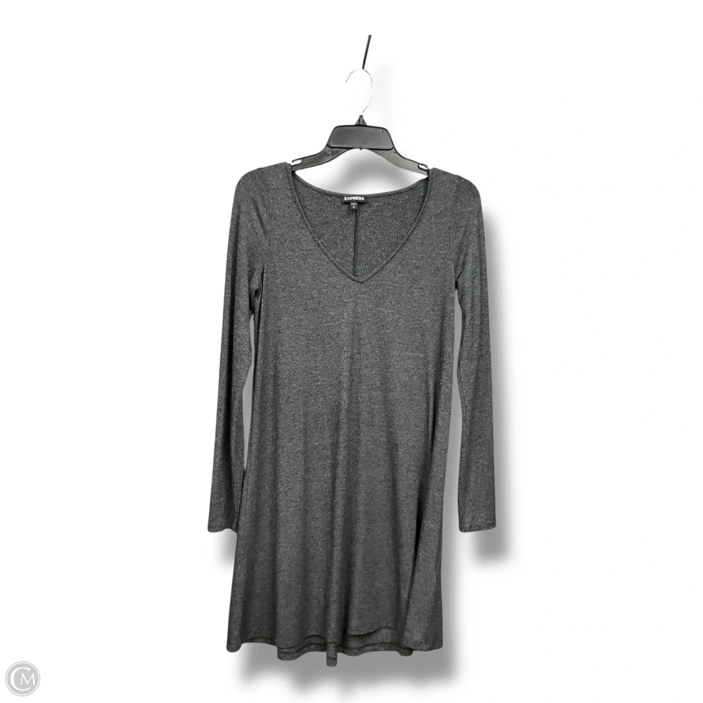 Top Long Sleeve Basic By Express In Grey, Size: S