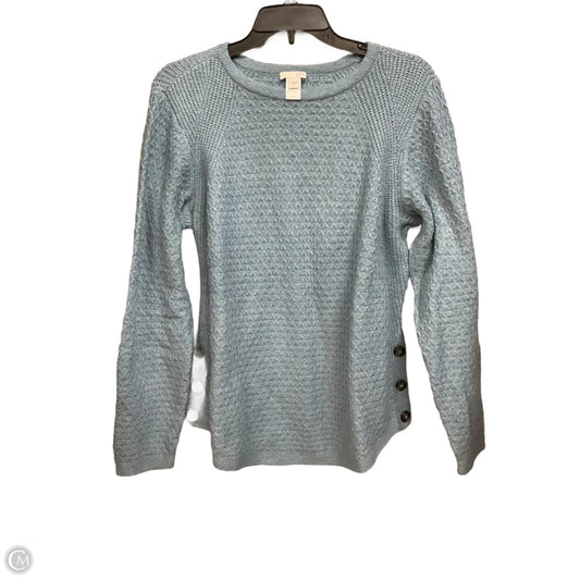 Top Long Sleeve Basic By J. Jill In Blue, Size: M