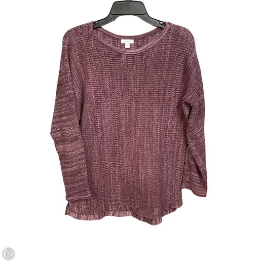 Top Long Sleeve By Pure Jill In Purple, Size: M
