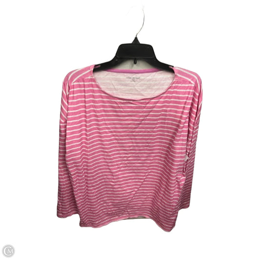 Top Short Sleeve By Lane Bryant In Striped Pattern, Size: 2x