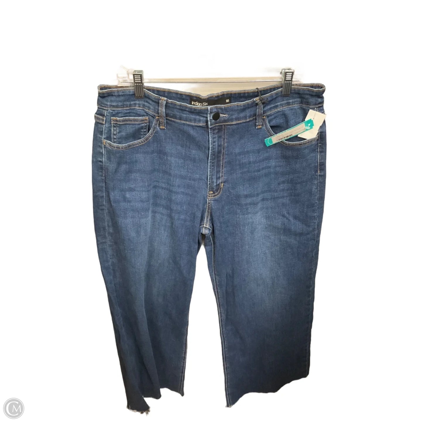 Jeans Wide Leg By Clothes Mentor In Blue Denim, Size: 16