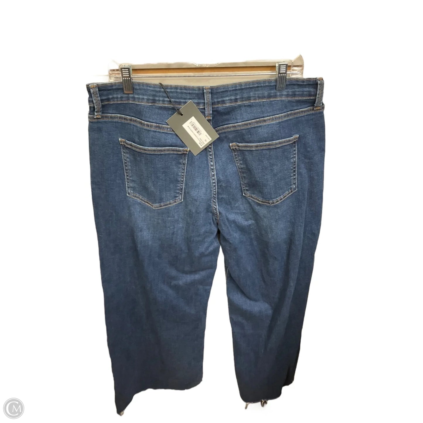 Jeans Wide Leg By Clothes Mentor In Blue Denim, Size: 16