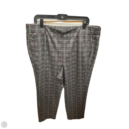 Pants Dress By Lane Bryant In Plaid Pattern, Size: 18