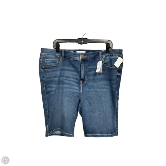Shorts By Lane Bryant In Blue Denim, Size: 18