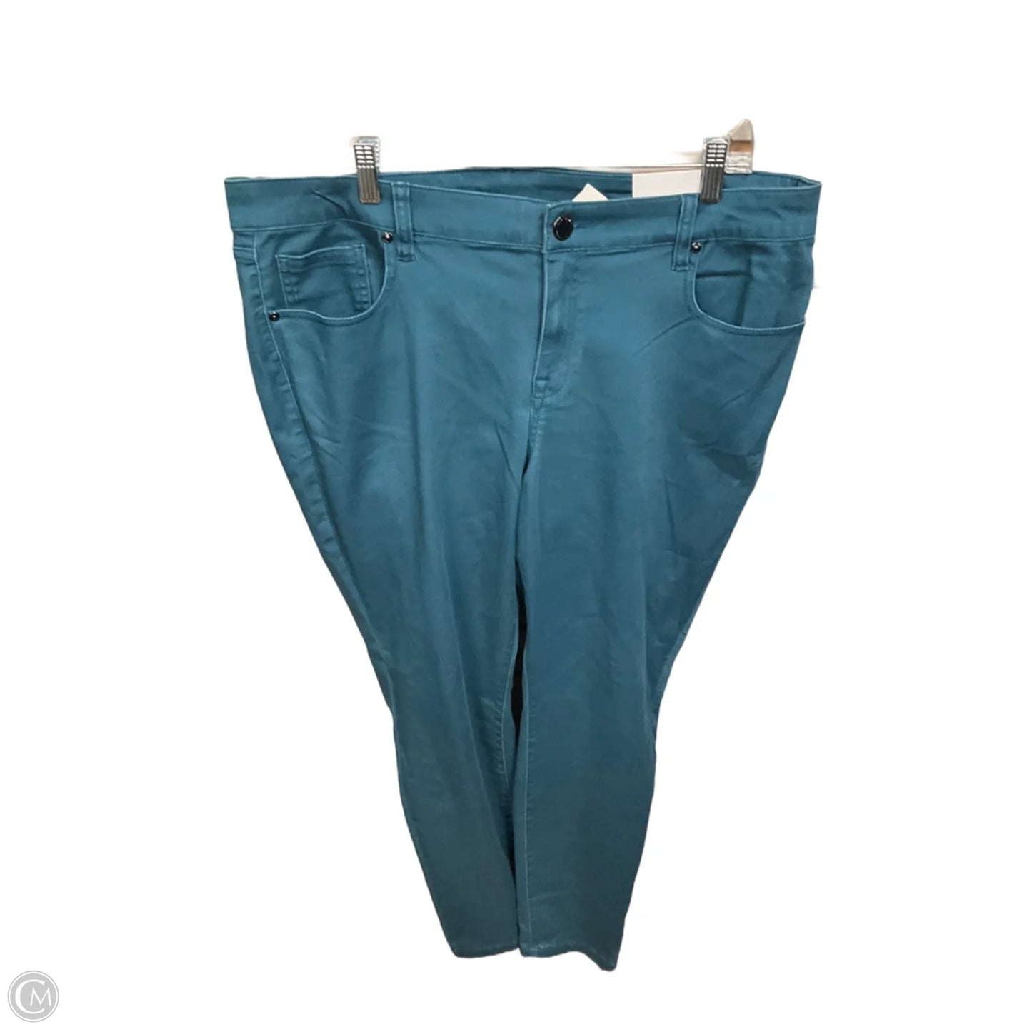 Jeans Skinny By Lane Bryant In Teal, Size: 18
