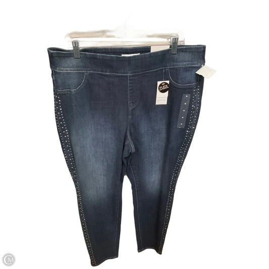 Jeans Skinny By Lane Bryant In Blue Denim, Size: 18