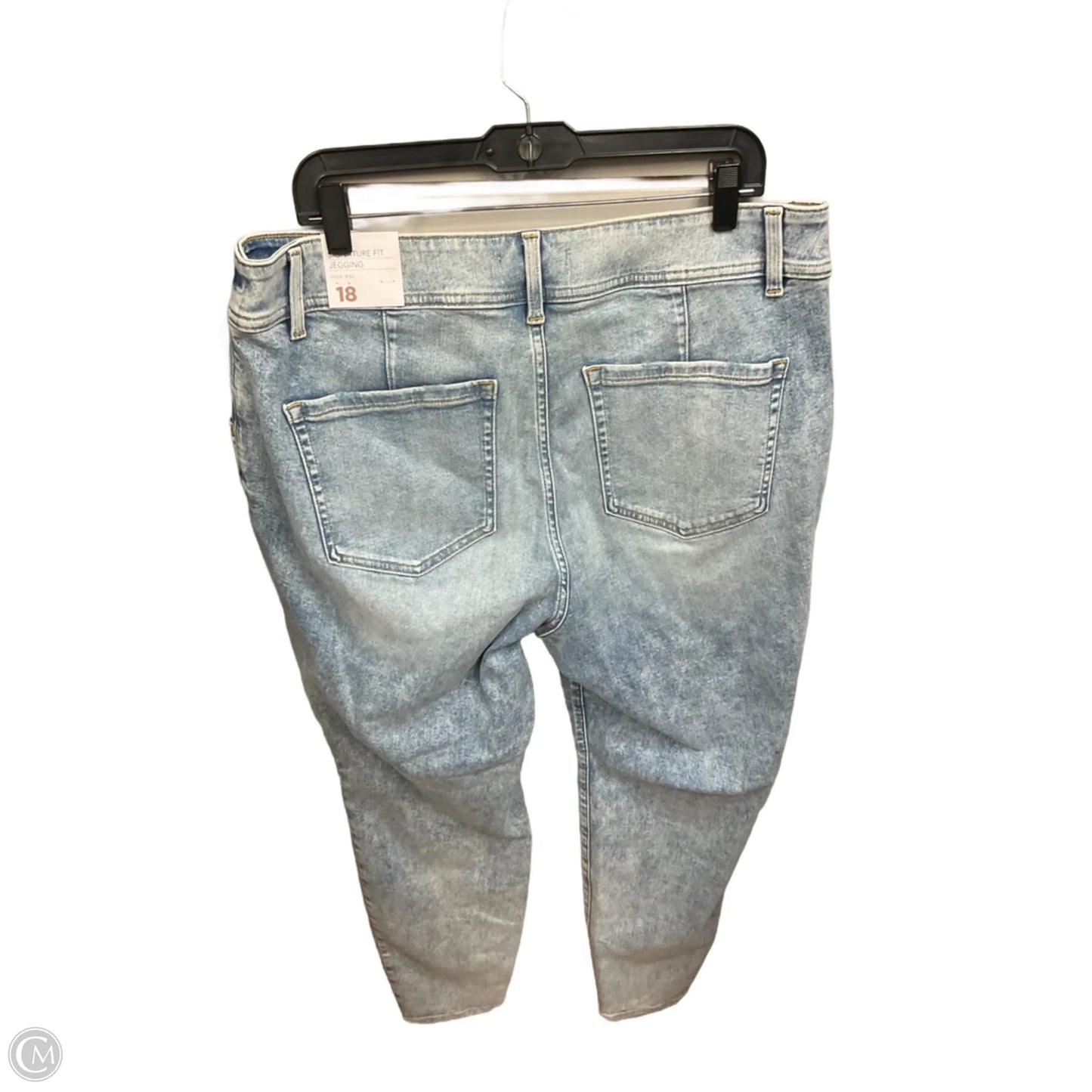 Jeans Skinny By Lane Bryant In Blue Denim, Size: 18