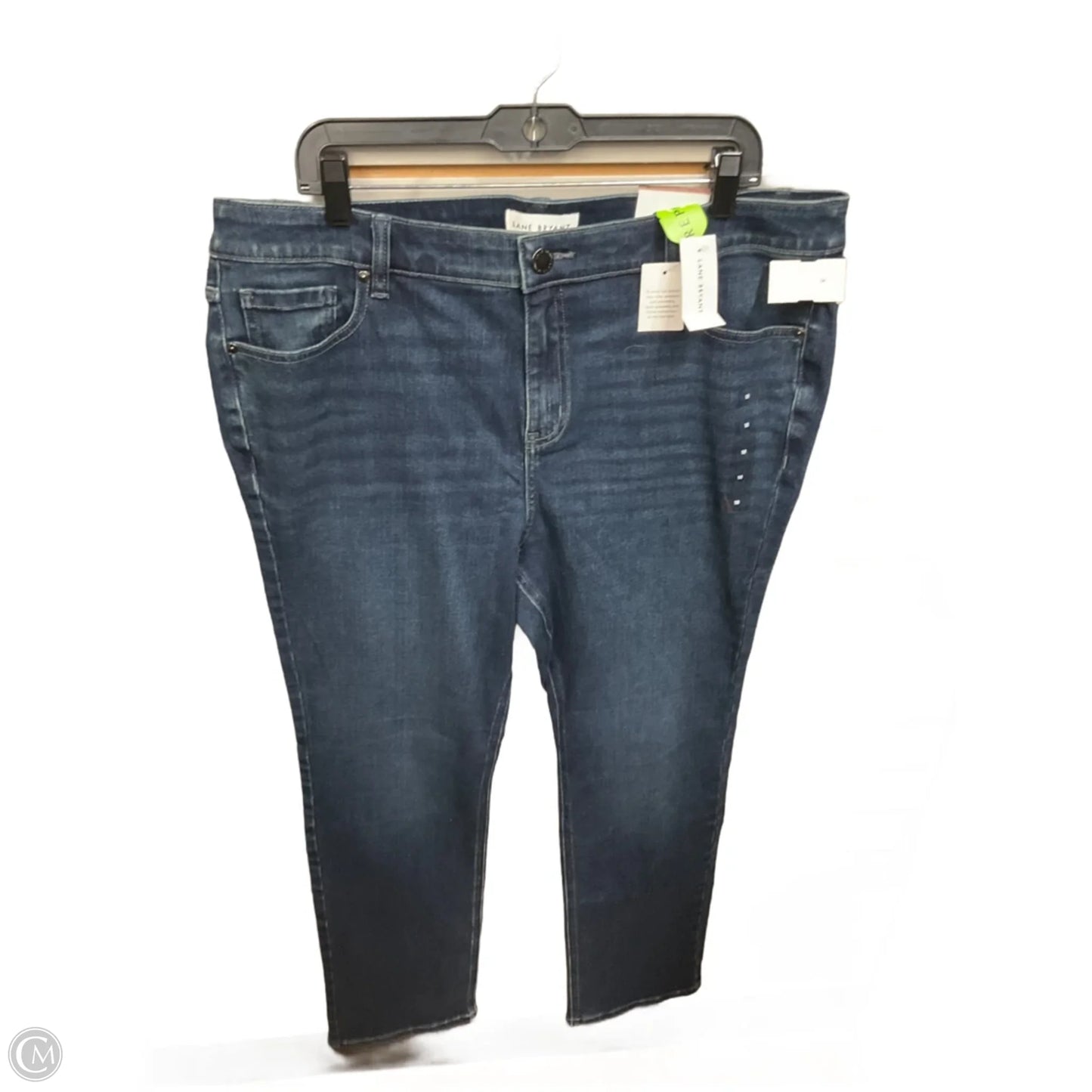Jeans Straight By Lane Bryant In Blue Denim, Size: 18