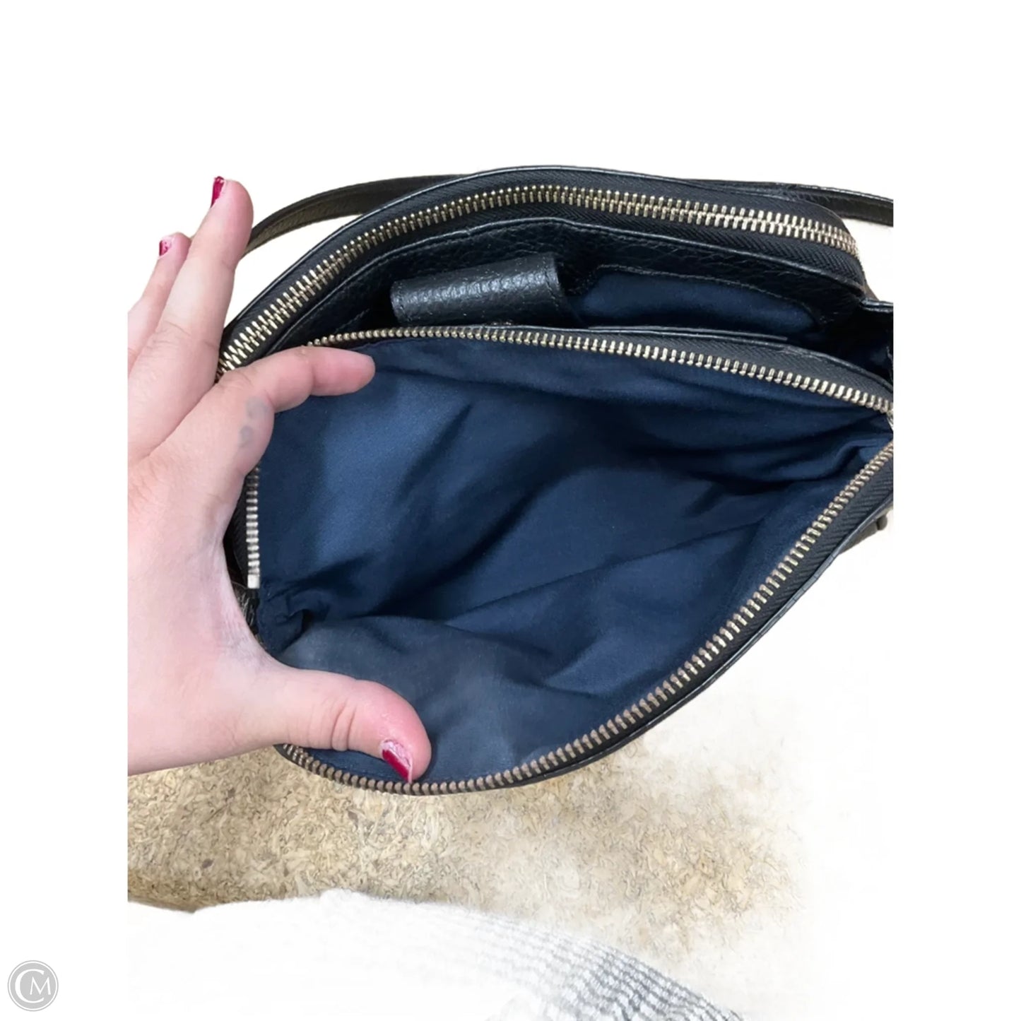 Crossbody Leather By Cole-haan, Size: Large