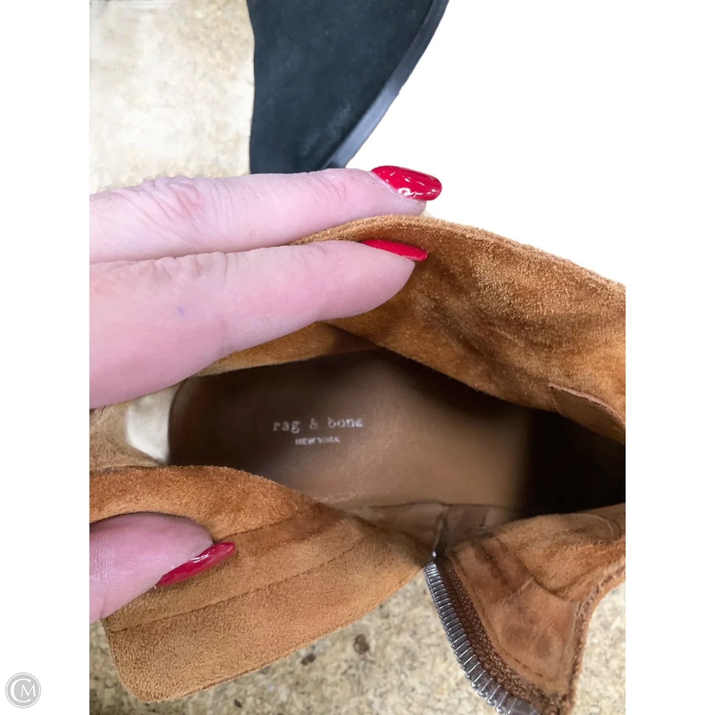 Boots Ankle Heels By Rag And Bone In Tan, Size: 9