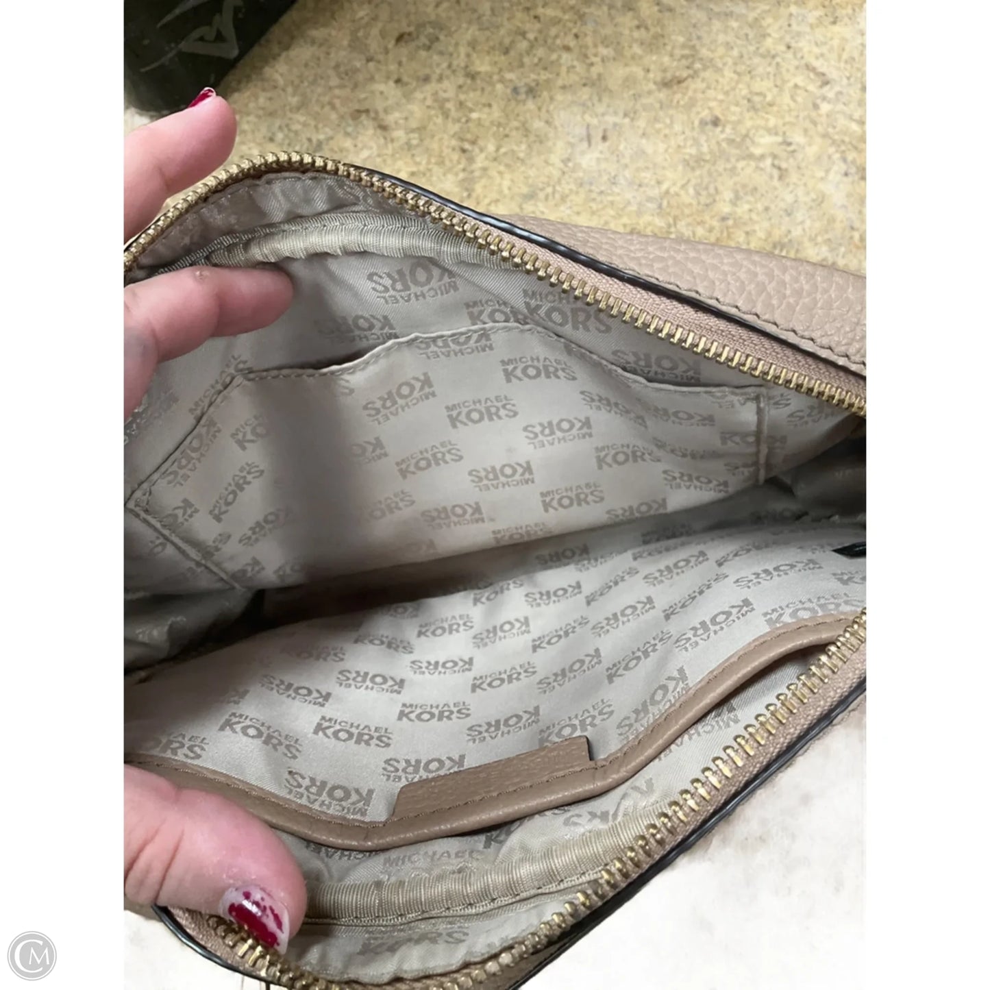 Crossbody Designer By Michael Kors, Size: Medium