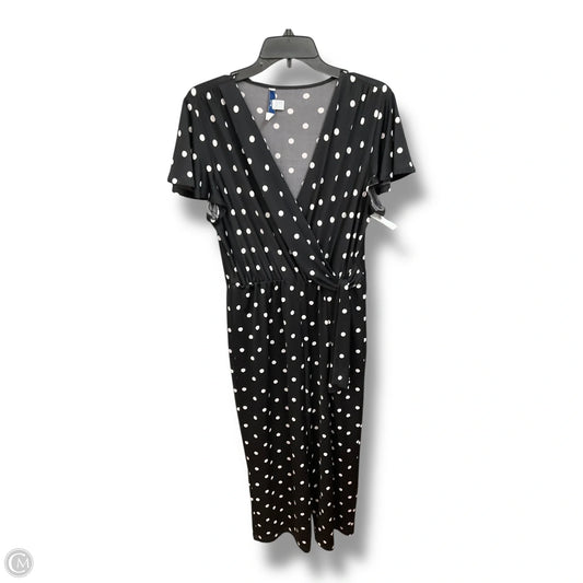 Jumpsuit By Croft And Barrow In Polkadot Pattern, Size: M
