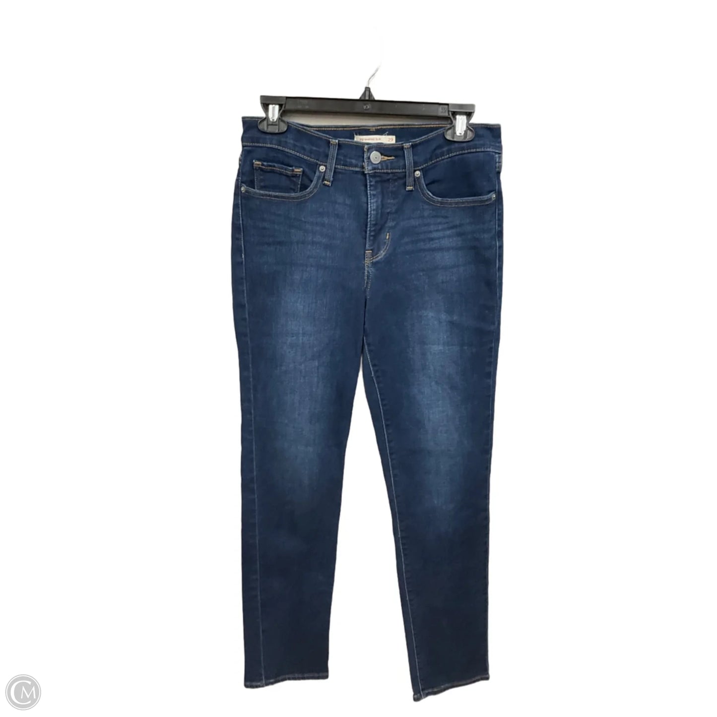 Jeans Straight By Levis In Blue Denim, Size: 6